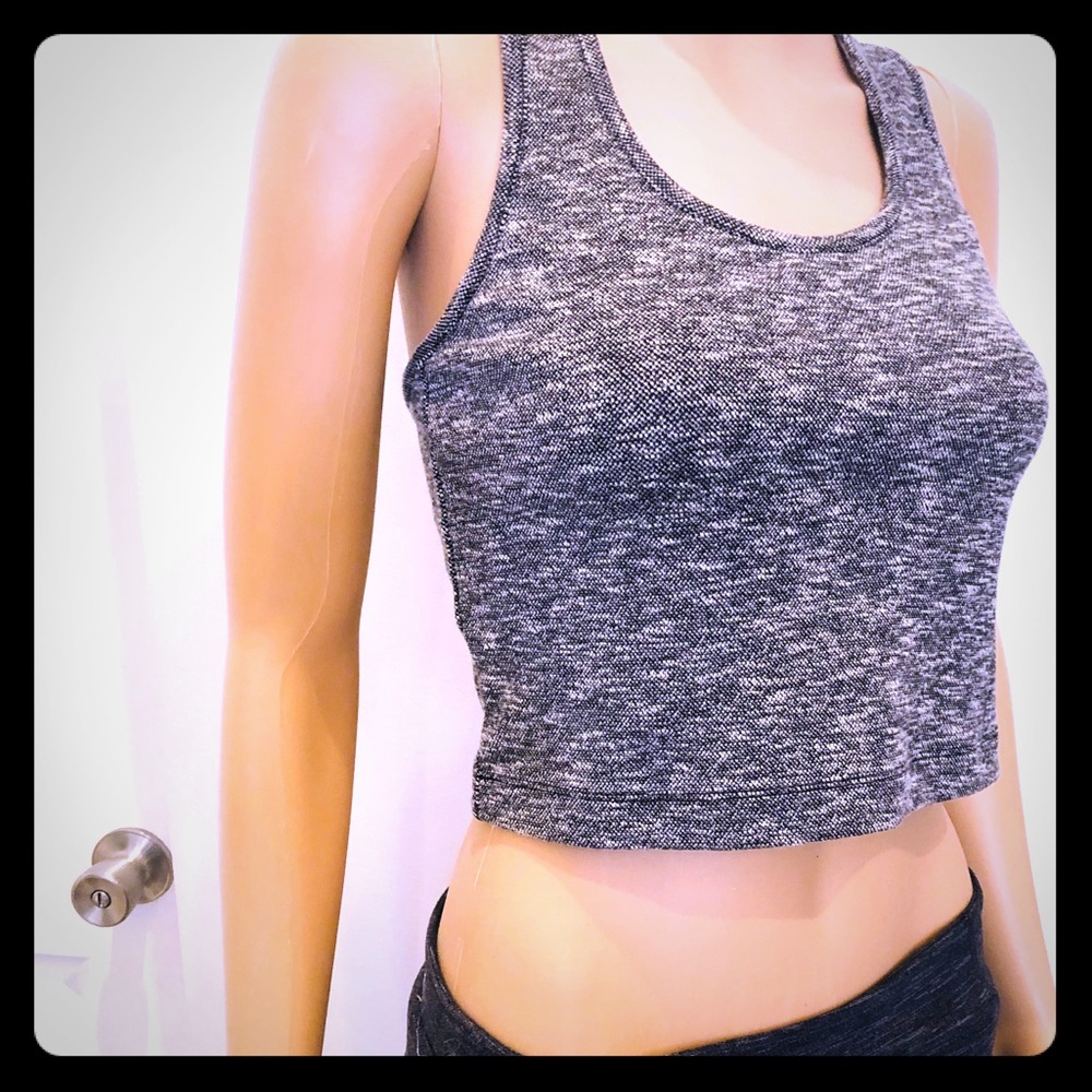 Madewell Cross Back Straps Crop Top